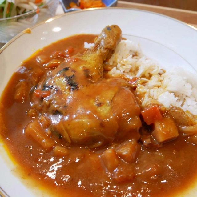 すき家のほろほろチキンとレトルトカレー#本日のおうちごはん