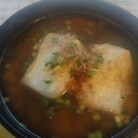 牡蠣だし醤油でおもちのスープ 
