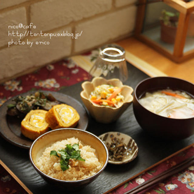 和食ランチ～休みの日の手抜きグッツ♪