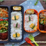 【息子と娘のオベントウ】　ちょうちょのお弁当
