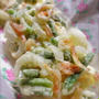 家飲みのしめは柚子胡椒で食べる春のかきあげ蕎麦