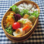 4．10　エビと空豆のしんじょとひじきご飯のお弁当