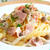 ベーコンとしめじのクリームパスタ