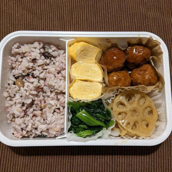 わたしのお弁当　〜肉団子のお弁当〜