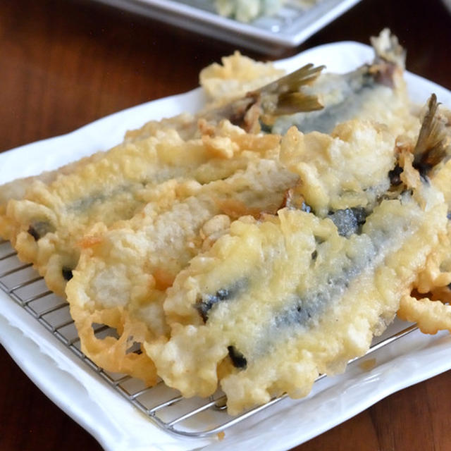 種類限定天ぷら。（いわし天はふっくらで評価◎）