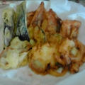 天ぷらって、何種類も作るからレシピ投稿のしようがないよね。お昼のぶっかけそば、美味しかった♪