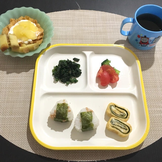【離乳食完了期〜幼児食】海苔チーズの卵焼き&朝昼ごはんのまとめ