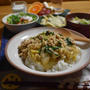 【レンジで1発！白菜のそぼろ餡】#レンジ調理#簡単#あんかけご飯 …練習前の朝ごはんとお弁当。