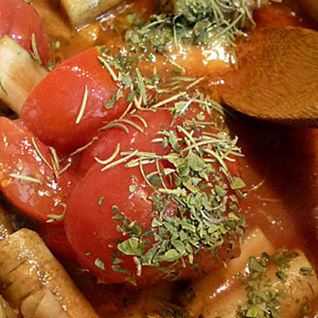ごぼうのトマト煮