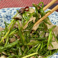 台湾で人気の野菜！水蓮菜の炒め物～Fromボナペティ～