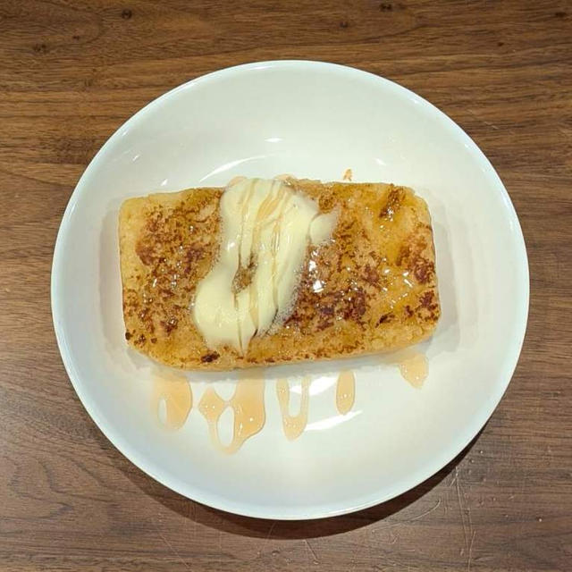 あまったパン粉でふわふわフレンチトースト！