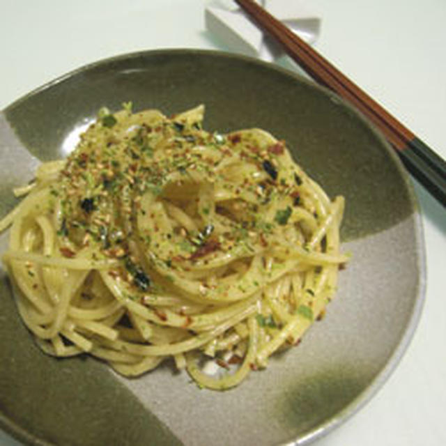 海苔わさびパスタ