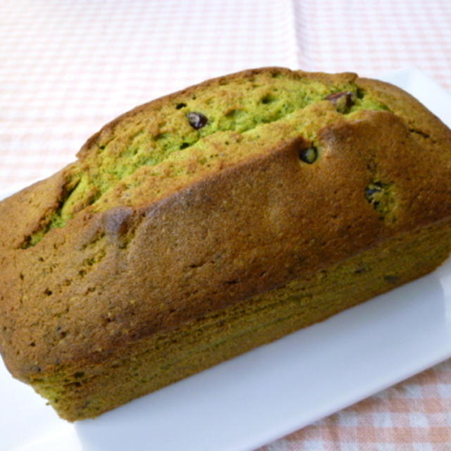 抹茶と小豆のケーキ♪