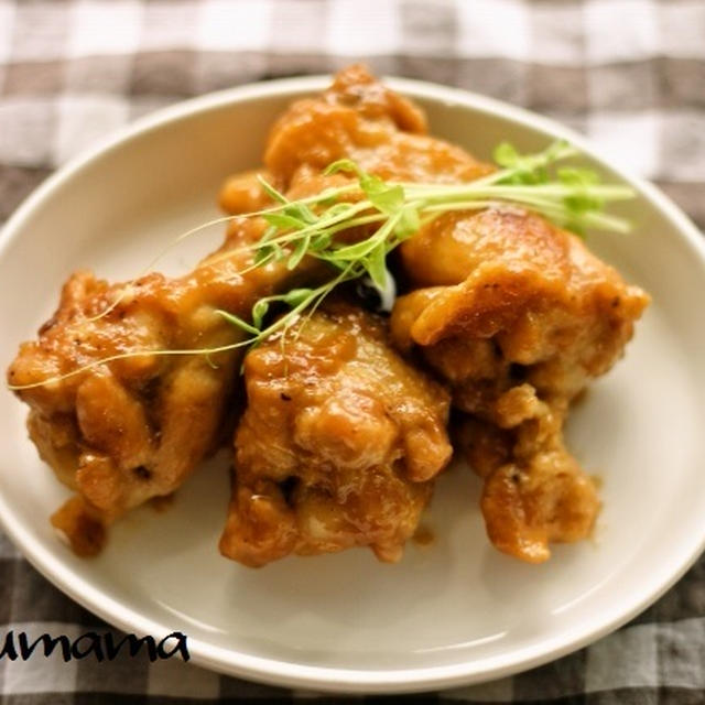 こってり！　手羽元の甘辛にんにく煮
