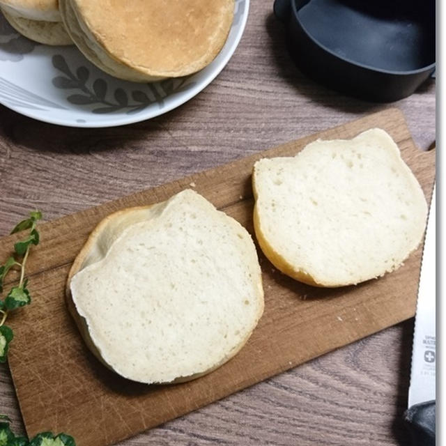 【ねこパン】セリアで発見パンケーキモールドで…と王子は発熱無しの手足口病！