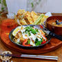 oisixで「照りマヨサラダ丼」と野菜の天ぷら