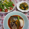 本日の夕食「さばの韓国風みそ煮」「高菜漬けと卵の炒め物」 by SUMIKKAさん