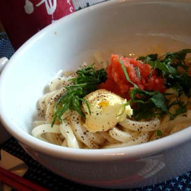 辛子明太バターうどん