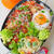 ２月２４日　月曜日　鶏手羽のトマトクリーム煮込み丼（かけトマレシピ）＆スパゲティサラダ