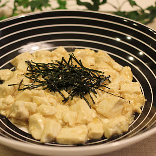 とっても簡単！お豆腐と長ネギの炒め物