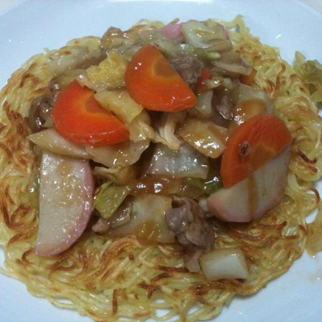 あんかけ堅焼きそば