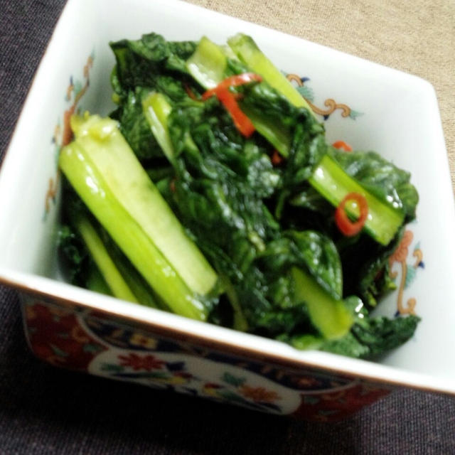 小松菜の漬け物