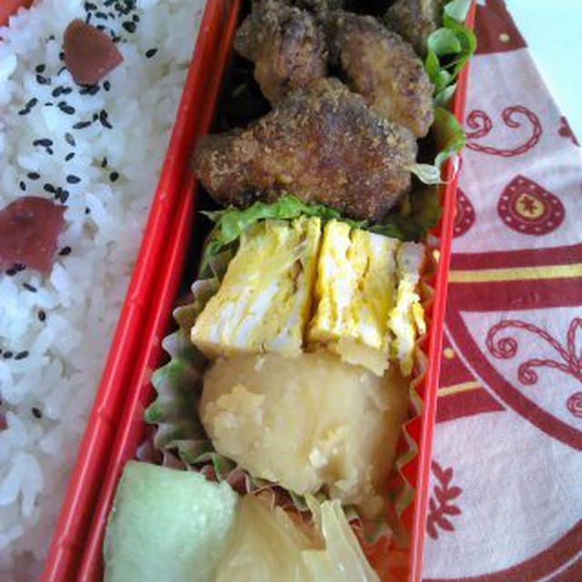 レシピ塩麹の唐揚げ弁当