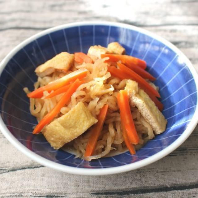 レンジで定番常備菜。切り干し大根の煮物