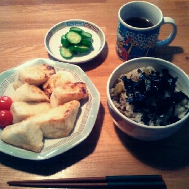 아침밥.