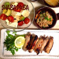 15分で簡単晩ごはん(手羽中のグリル、アボカドと豆腐のサラダ、おからの煮物) by くんきんさん