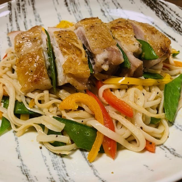 焼うどん　/　紀文糖質0ｇ麺