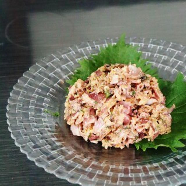 ホタルイカのなめろう