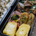 お久しぶりの息子弁当♪豚こま切れ肉と玉ねぎ、ニラの甘辛生姜炒め弁当～ by ゆみぴいさん