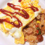 ＜とろ～りたまごのオムライス＞の朝ご飯