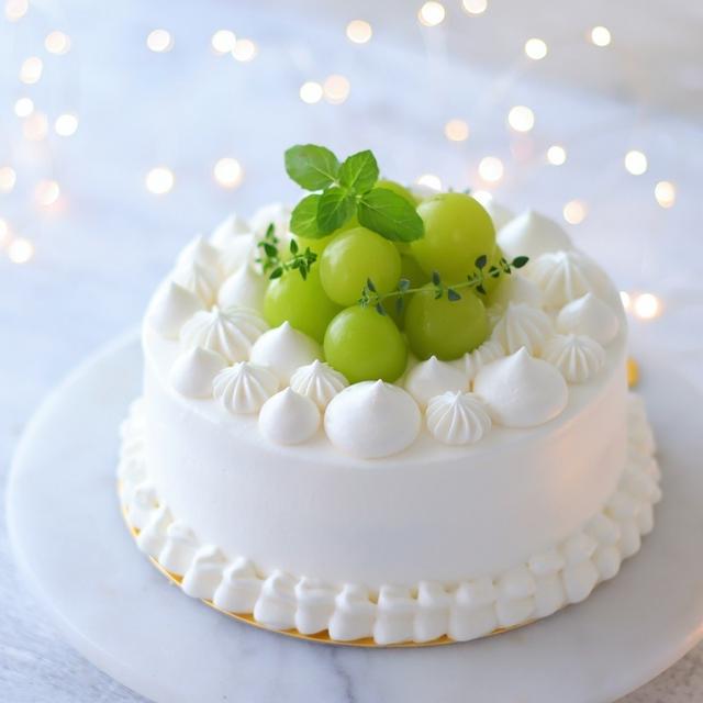 キラキラのお誕生日ケーキ♪