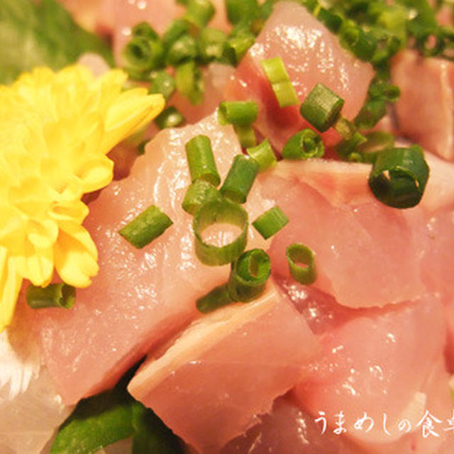 鯵の刺身