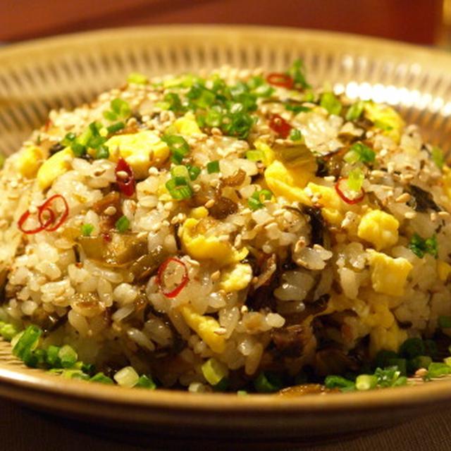 ペペロンチーノ高菜飯　　　　　　作り方とレシピ