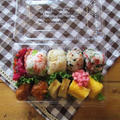 4.25　【筍づくし】4種おむすびのお弁当 by ＹＵＫＡさん