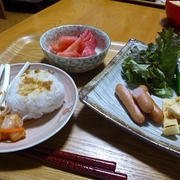 いただいたトマト