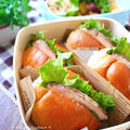 鶏むね肉のチャーシューを使ってロールサンド弁当 by たっきーママ（奥田和美）さん