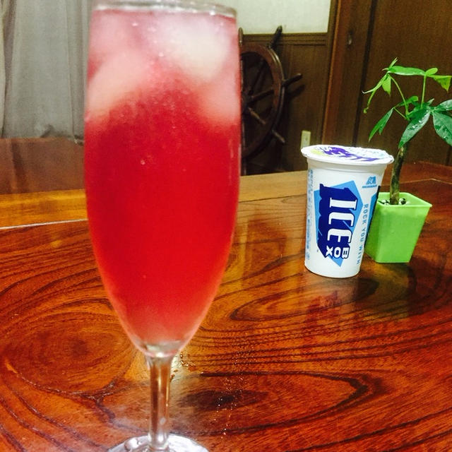  #紫蘇ジュース &  #smirnoff_ice  #アイスボックス