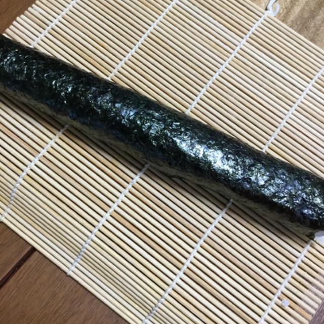 今週はこれぐらいの太さで巻きます
