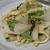 パスタ風♪　ピーラー大根と油揚げのオイマヨ炒め