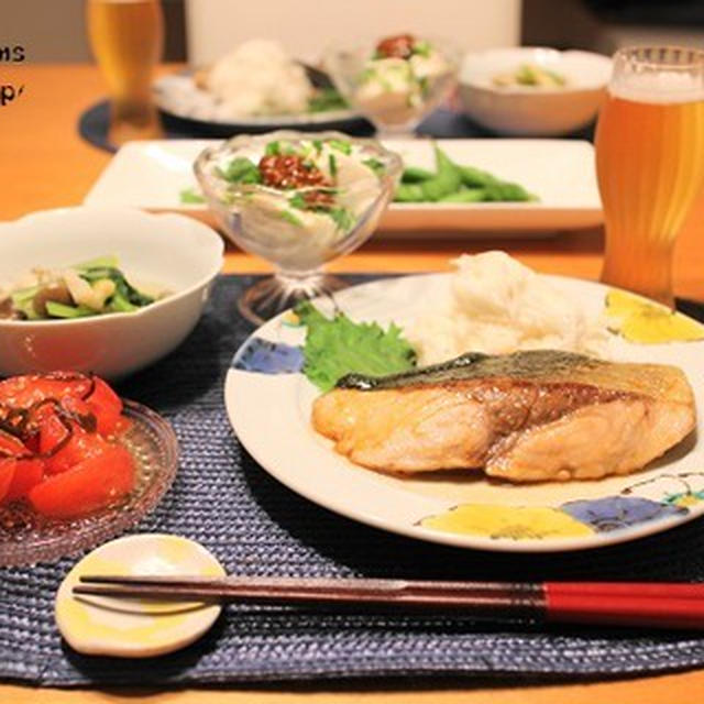 『鰤の照り焼き』で“まごわやさしい”献立。