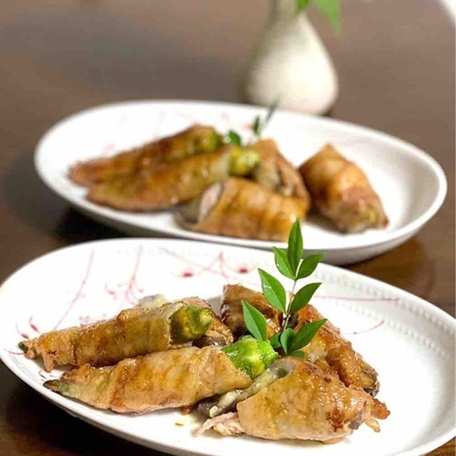 茄子の豚バラ肉巻き