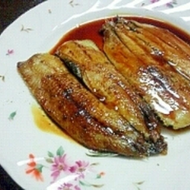 焼いてかけるだけ☆鰻のたれでいわしの蒲焼