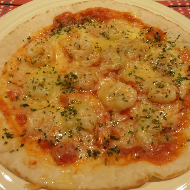 フライパンで簡単 シーフードピザ By Catherinesさん レシピブログ 料理ブログのレシピ満載