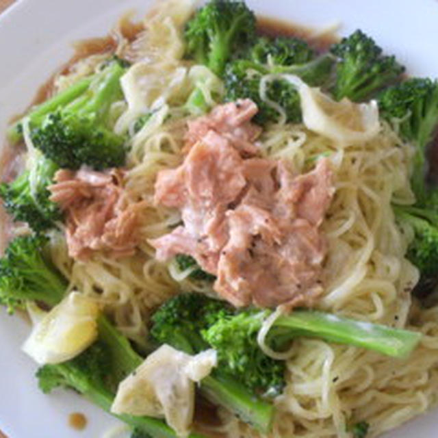 ツナレモンサラダ麺　マルちゃんの冷し中華 極細