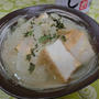 白だし1本で簡単おかず☆　材料2つだけど3つ!?　玉ねぎと厚揚げのさっと煮