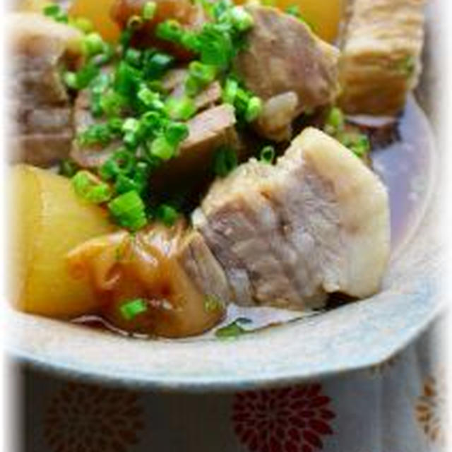 梅ネギ・角煮。